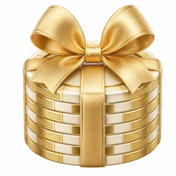 Poker chip gift — Magic Red