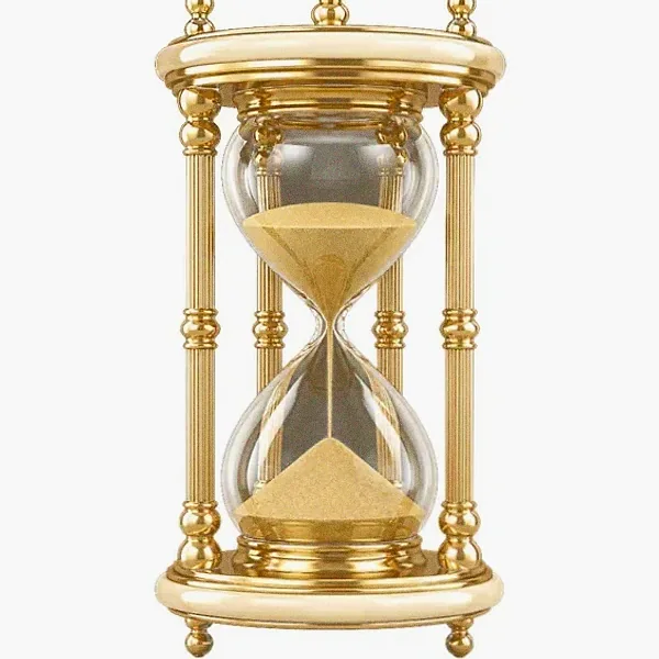 Ornate hourglass — Magic Red