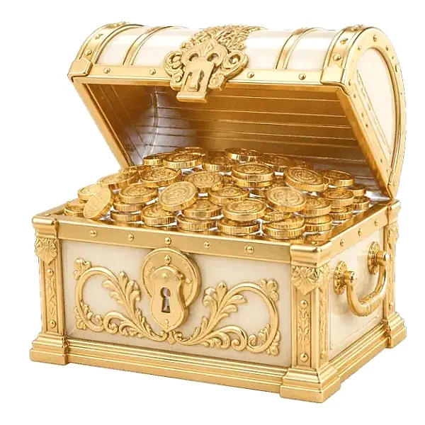 Open treasure chest — Magic Red
