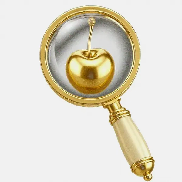 Cherry magnifying glass — Magic Red