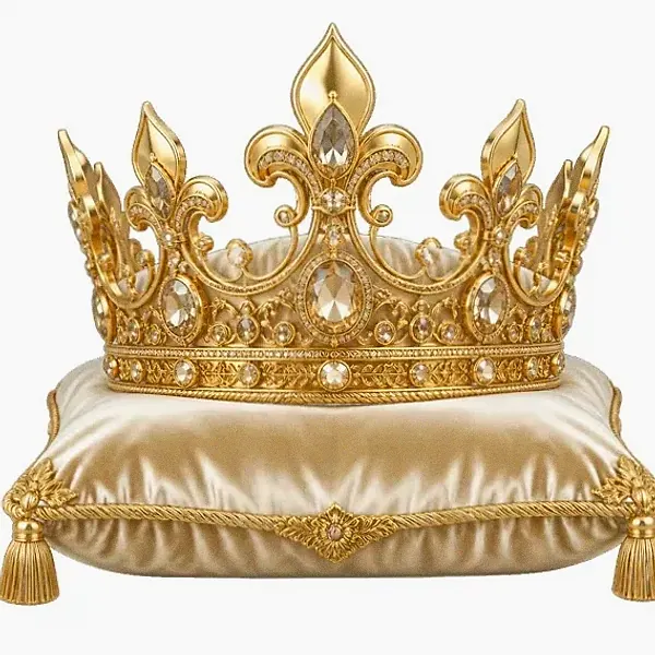 Jeweled royal crown — Magic Red