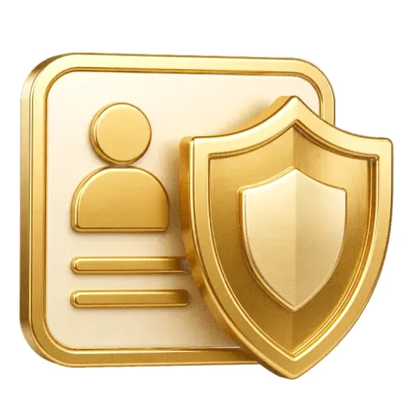 Shield and id card — Magic Red