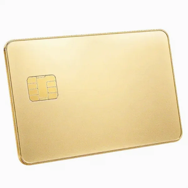 Metal bank card — Magic Red