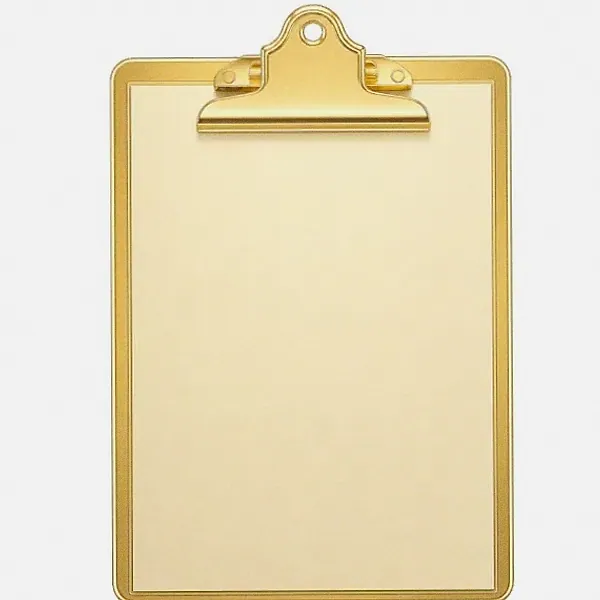 Blank clipboard — Magic Red