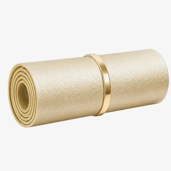 Rolled leather mat — Magic Red