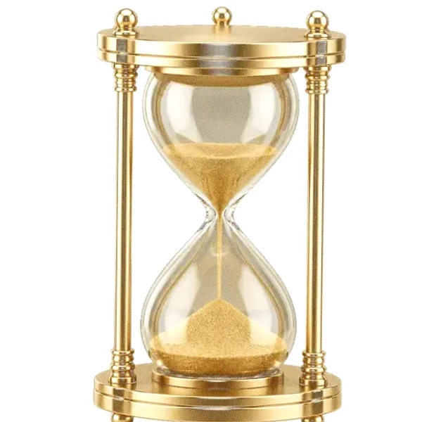 Hourglass timer — Magic Red