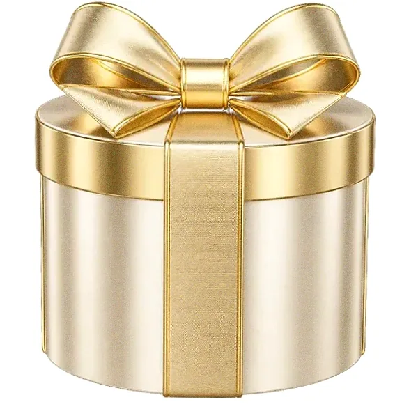 Round gift box — Magic Red