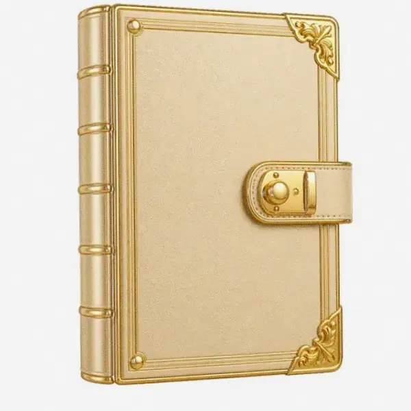 Leather wallet planner — Magic Red