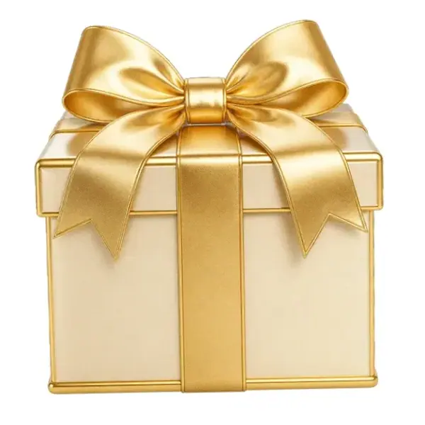 Wrapped gift box — Magic Red