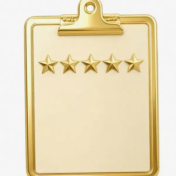 Star rating clipboard — Magic Red